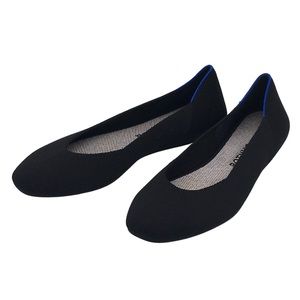 Rothys The Square Black Square-toed Flat size 10.5